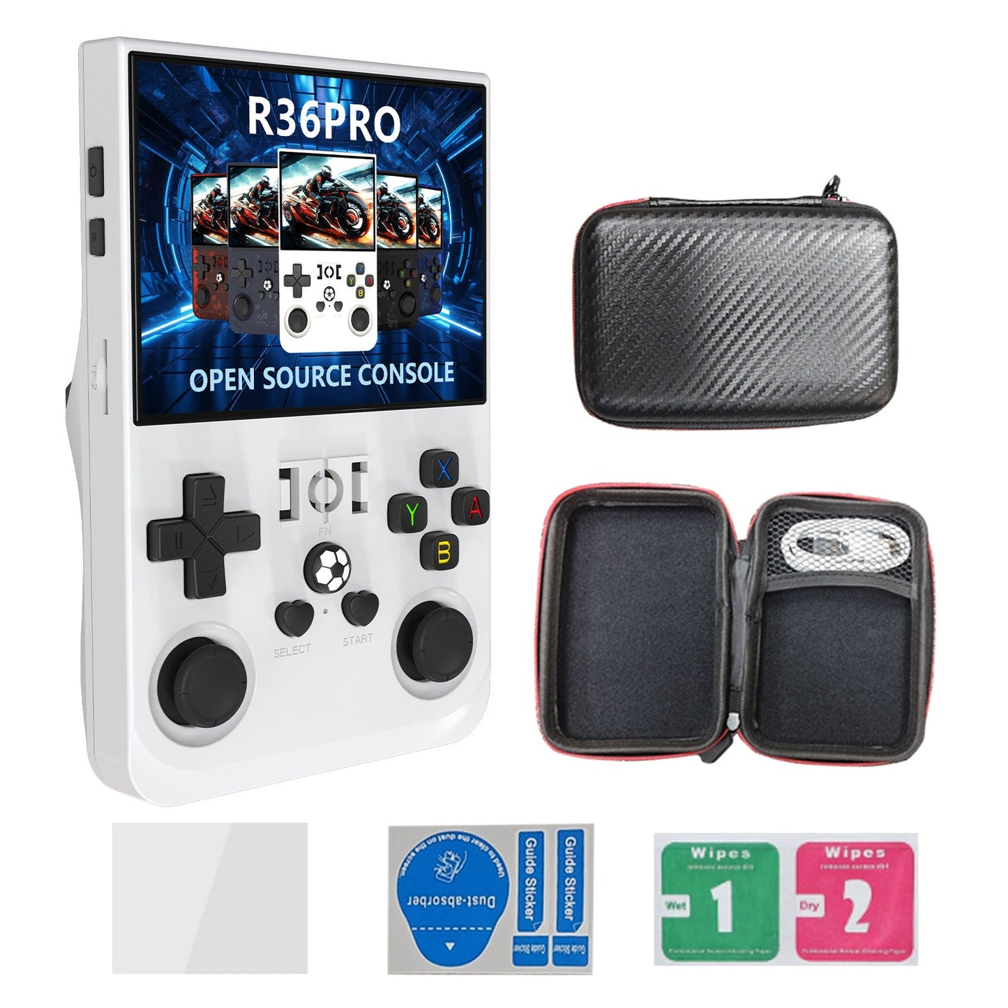 R36PRO Retro Handheld Console 3.5” Screen 30+ Emulators Portable Open Source eprolo