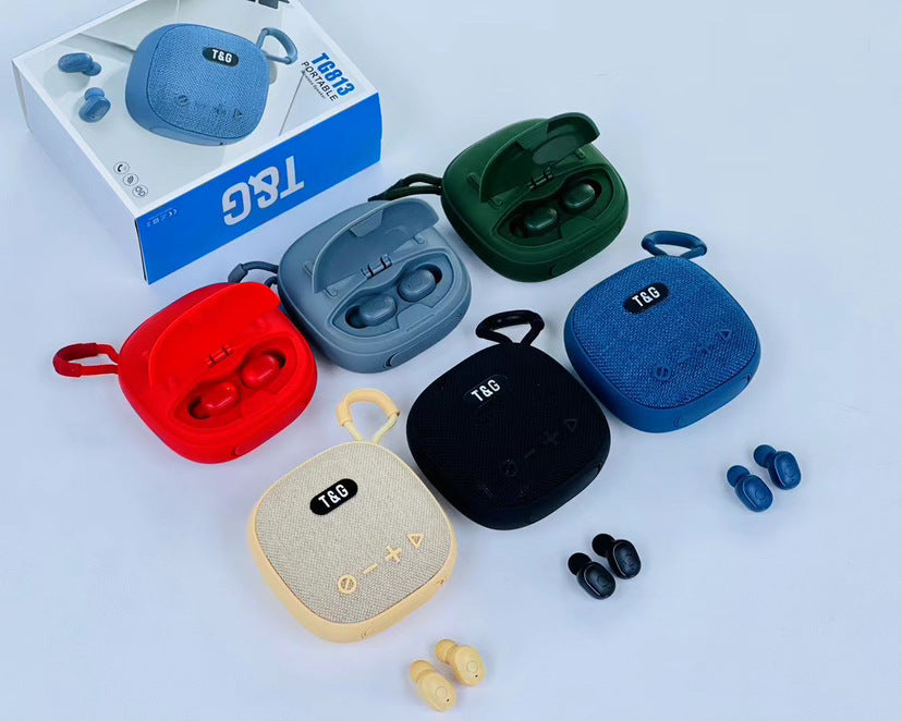 TG808/TG813 Bluetooth Speaker w/ Headest, TWS, FM Radio, TF/USB/AUX Playback, Portable Wireless Speaker eprolo