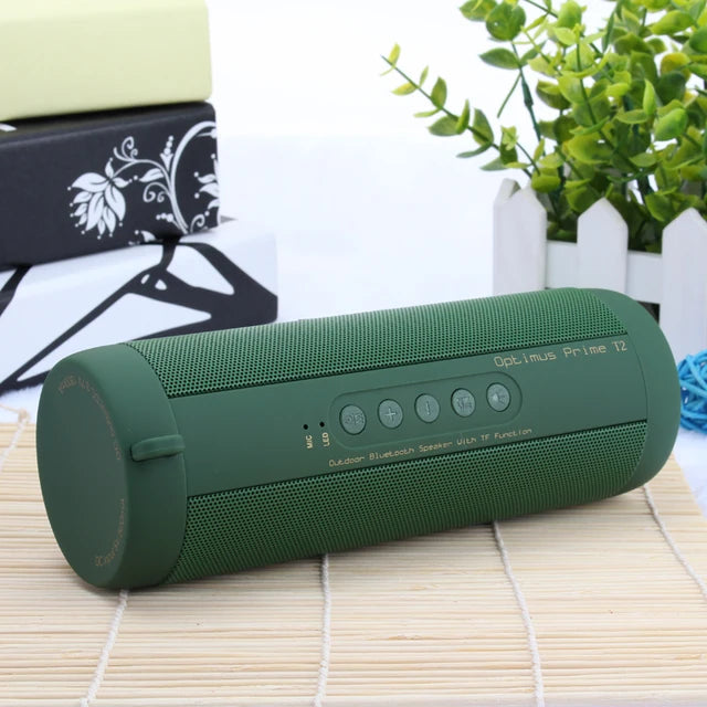 T2 Portable Bluetooth Speaker, Outdoor Hi‑Fi Sound, Waterproof, TF Card AUX FM eprolo