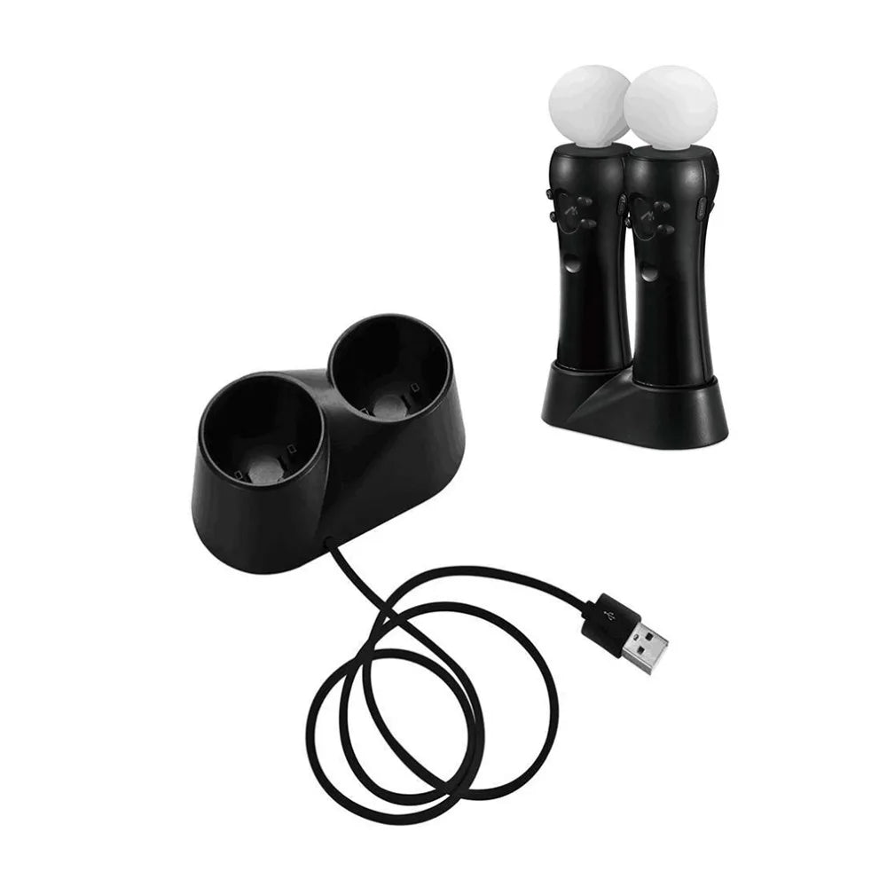 PS4 VR Dual Charging Dock Station – Mini Remote Charger for PS4 Controllers eprolo