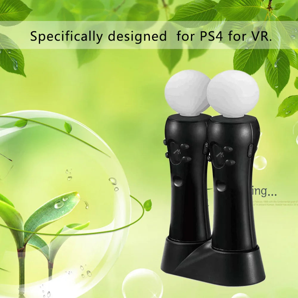 PS4 VR Dual Charging Dock Station – Mini Remote Charger for PS4 Controllers eprolo