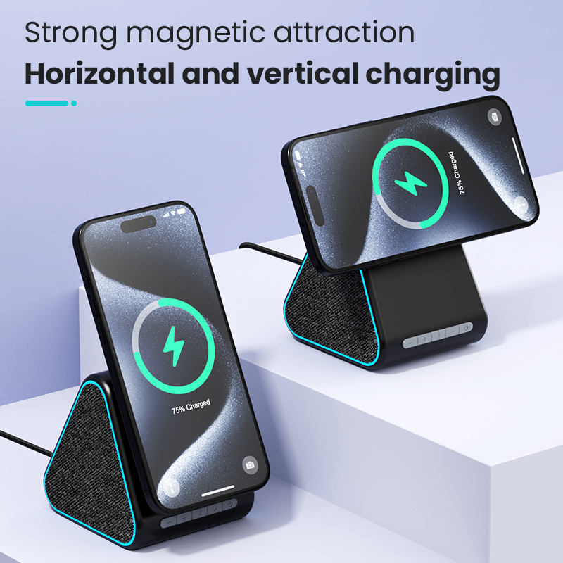 15W Magnetic Wireless Charger Bluetooth 5.0 Speaker for Apple iPhones eprolo