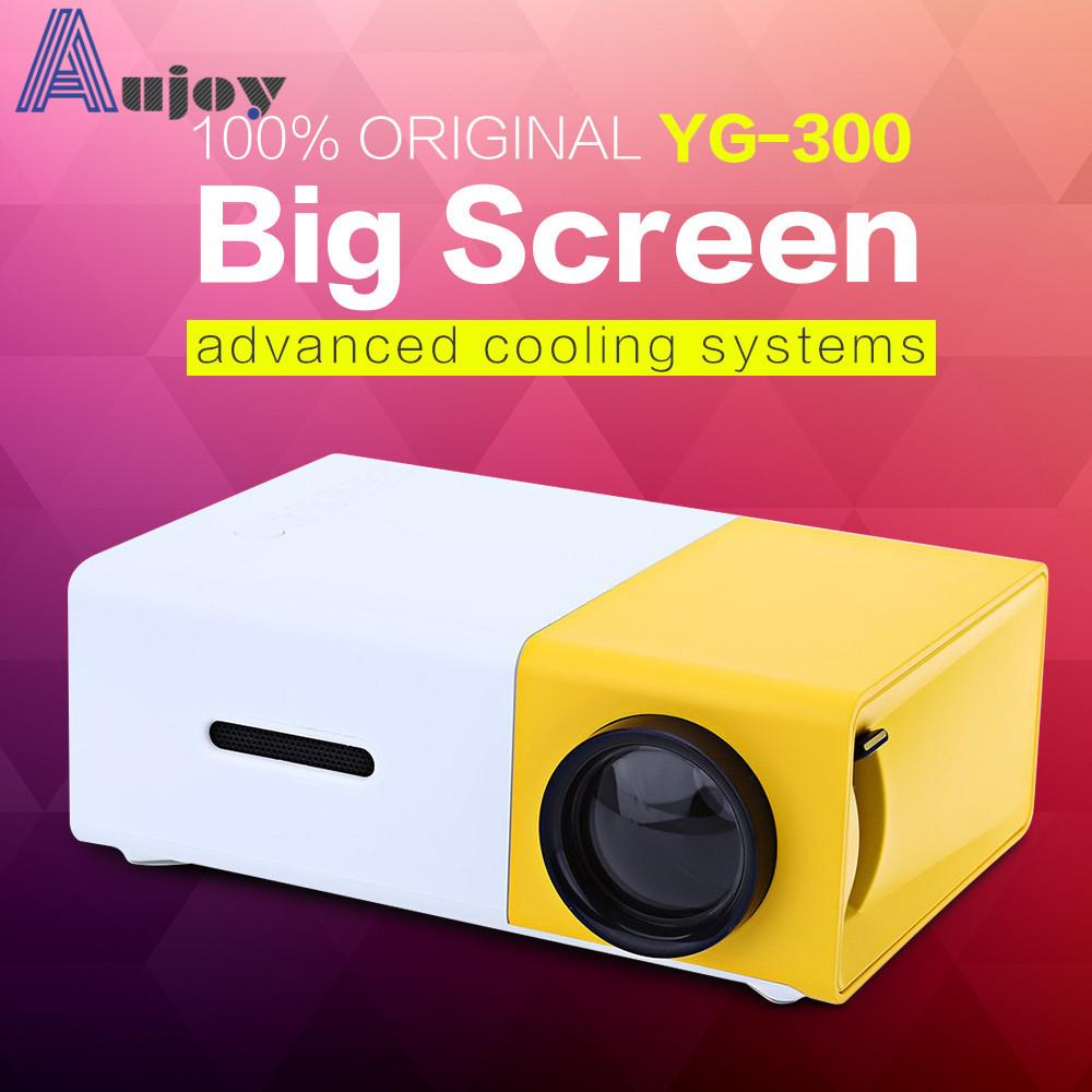 YG300 Mini Portable LED Projector - 1080P HD Home Theater Cinema eprolo