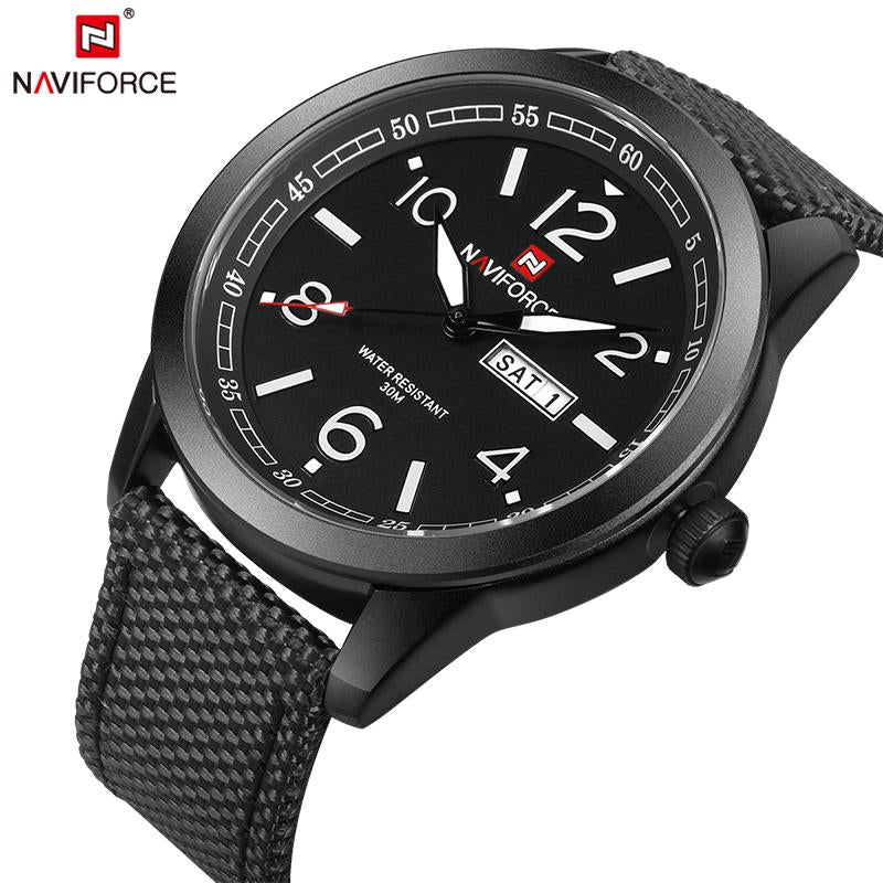 NAVIFORCE NF9101 Military Sport Watch with Date Display Nylon Strap eprolo