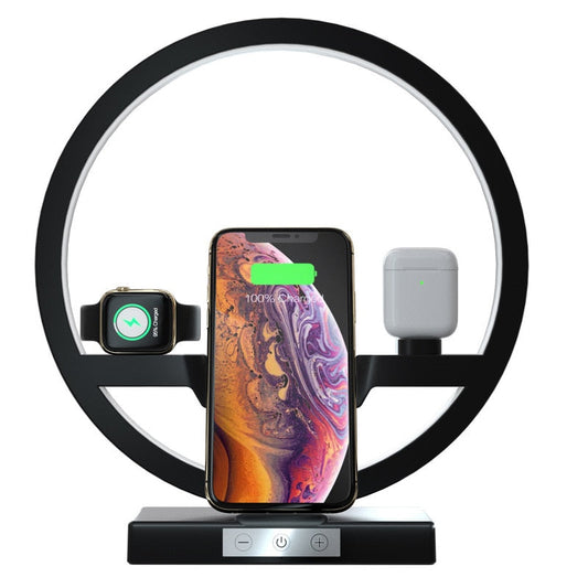 N38 3-in-1 Fast Wireless Charger Dock & LED Lamp for Apple iPhone iWatch AirPods eprolo