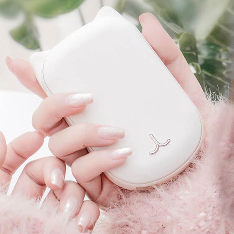 USB Rechargeable Hand Warmer & 3600mAh Power Bank, Portable Mini Heater for Winter eprolo