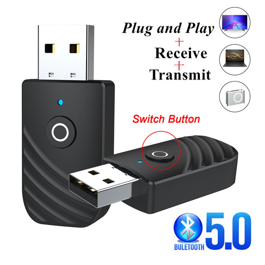 SY319 Bluetooth 5.0 3-in-1 Audio Adapter, Transmitter & Receiver for TV, Car, PC eprolo