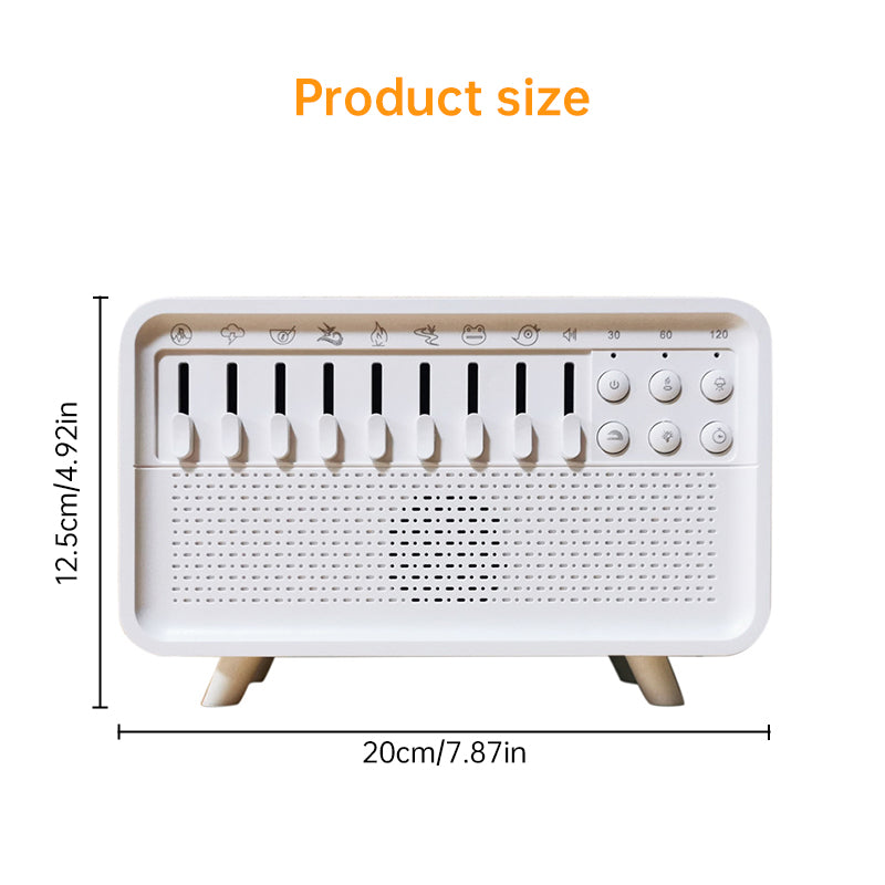 8-Sound White Noise Diffuser Humidifier with Night Light & Bluetooth Speaker eprolo