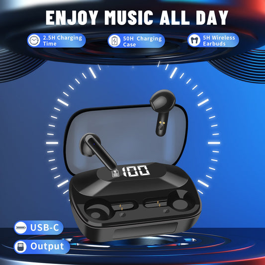 AKZ-S18 Touch Control Power Bank TWS Wireless Bluetooth Earbuds w/ 1500mAh Case eprolo