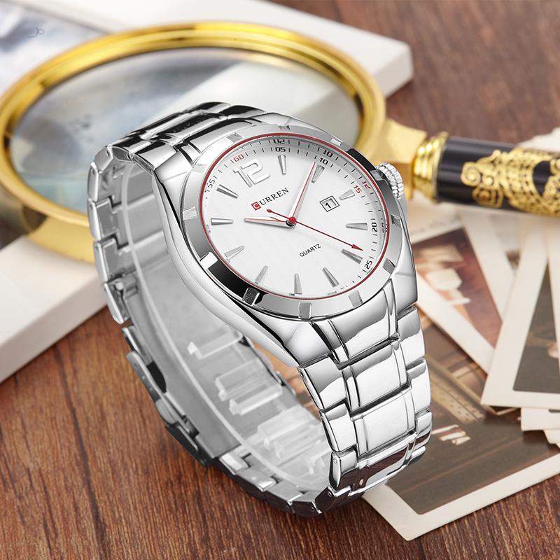 Stylish CURREN Men’s Quartz Dress Watch – Alloy Case, 41 mm, 3 Bar eprolo