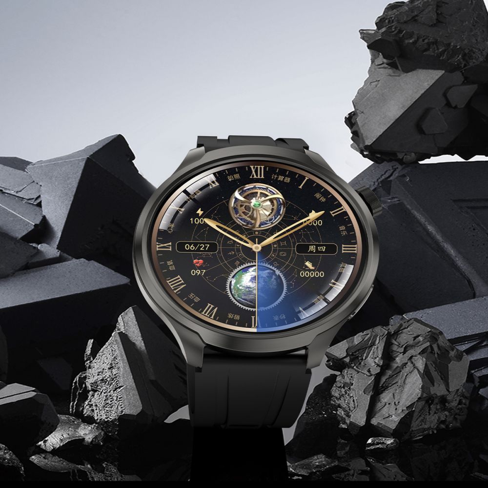 DK69 Bluetooth Smartwatch, 1.85in Display, GPS, Heart Rate, NFC, Multi-Sport eprolo