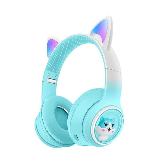 AKZ‑02 Cat Ear Bluetooth Headset with LED Lights & Waterproof Design eprolo
