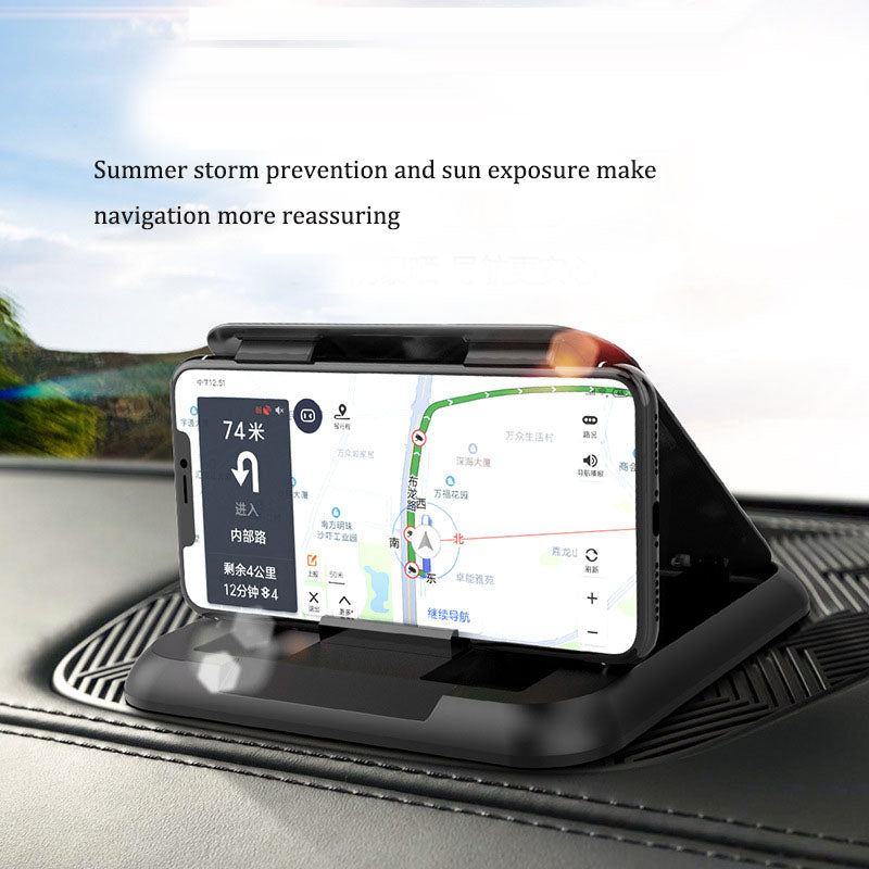 Premium Car Phone Holder - Non-Toxic Silicone, Dashboard & Sunshade Mount, AR Navigation Compatible eprolo