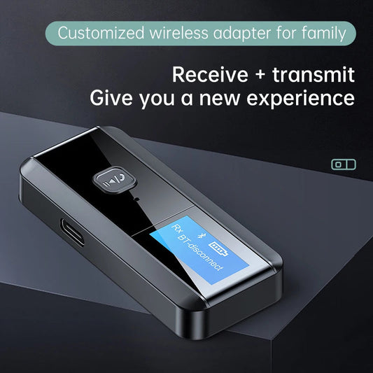 C29 Bluetooth 5.0 Transmitter Receiver 2-in-1 Audio Adapter with LCD Display eprolo