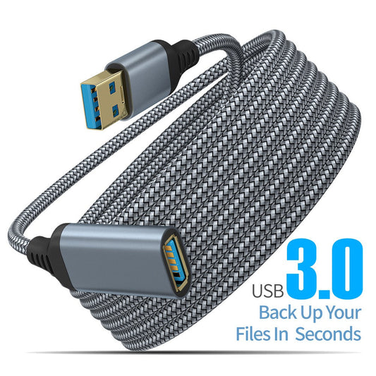 USB 3.0 Extension Cable - 5Gbps Data Sync & 60W Charging, Male to Female eprolo