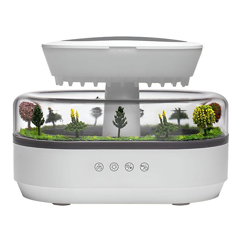 Raindrop Aroma Diffuser with Colorful Night Light, White Noise, and Essential Oil Humidifier eprolo