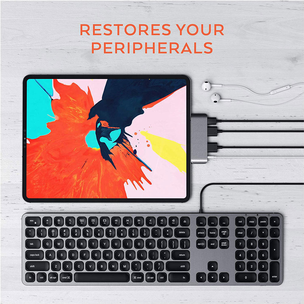 Type-C 4-in-1 Mobile Pro Hub: 4K HDMI, USB-C PD, USB-A, Audio Jack Adapter eprolo
