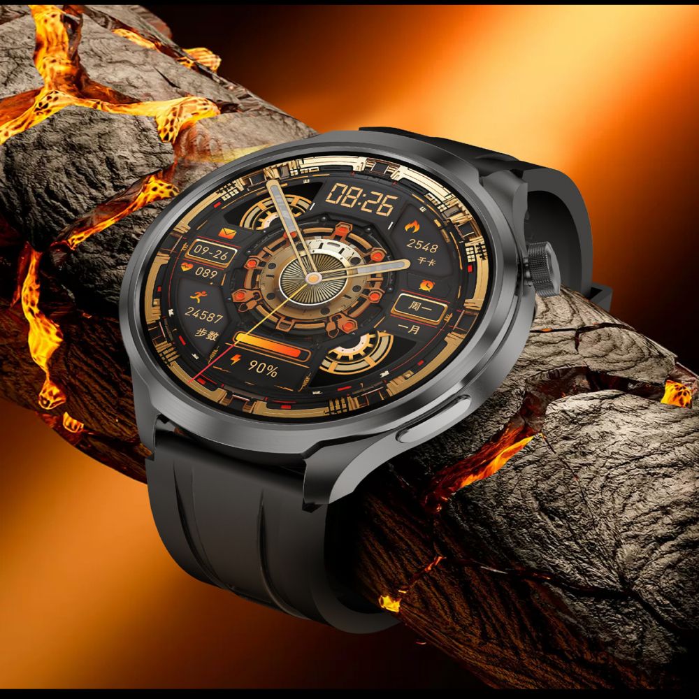 DK69 Bluetooth Smartwatch, 1.85in Display, GPS, Heart Rate, NFC, Multi-Sport eprolo
