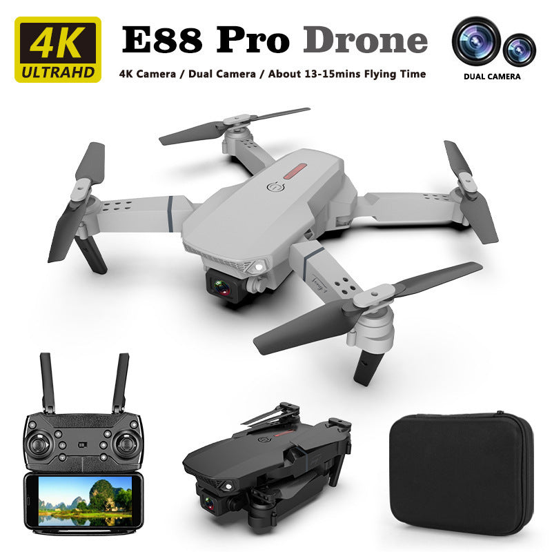 TENG1 E88 Foldable Dual‑Camera Kids & Beginner HD Drone eprolo