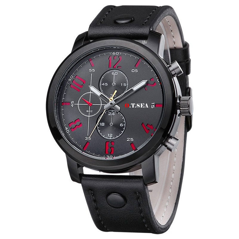 O.T.SEA Men's Military Sports Watch - Quartz Analog Casual Wristwatch for Men eprolo