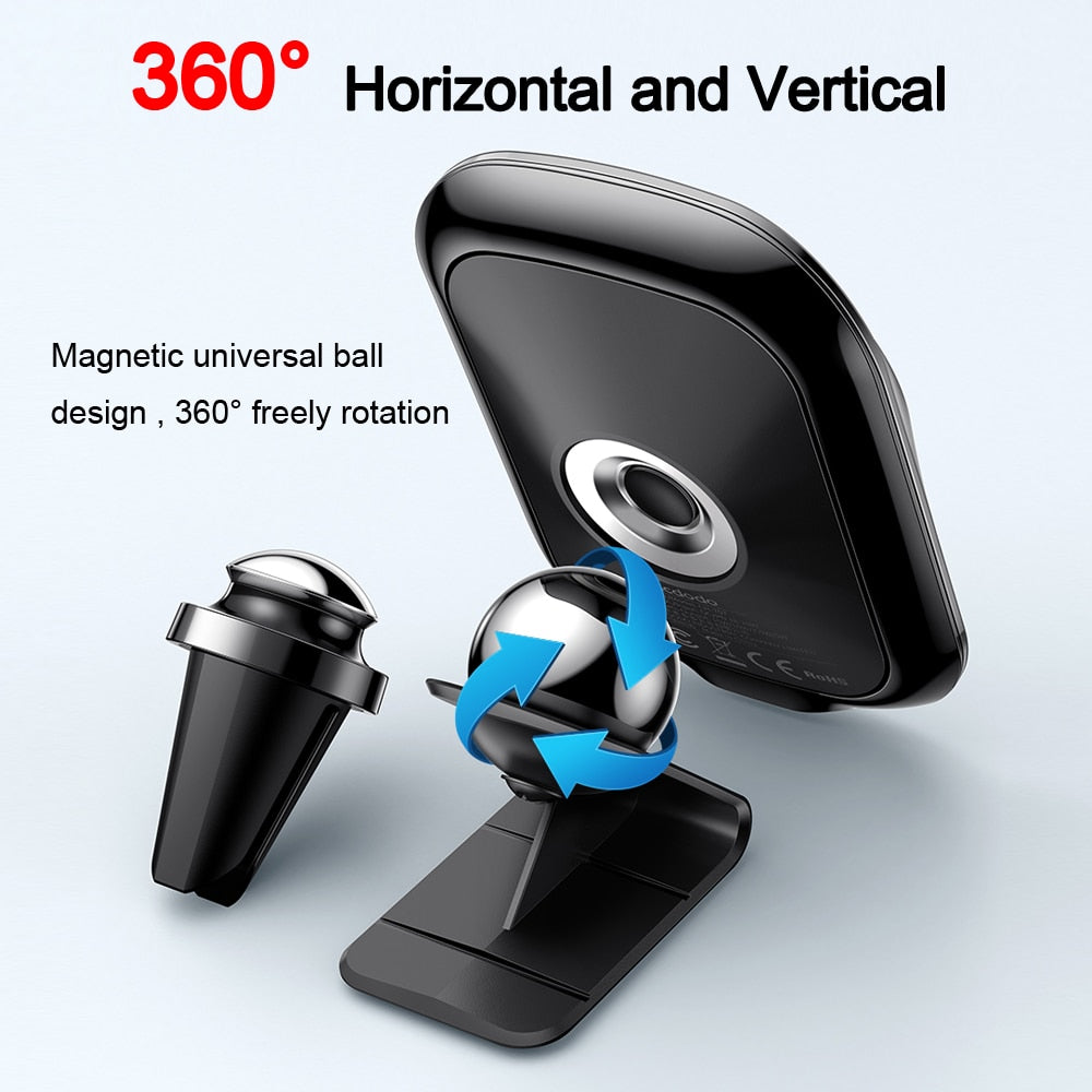 Mcdodo CH‑707 Fast 15W Magnetic Qi Car Wireless Charger & Holder eprolo