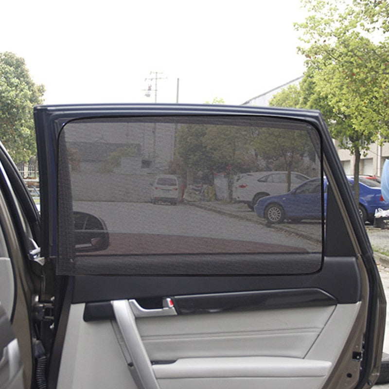 Magnetic Car Sun Shade UV Protection - Front Arc & Back Square Window Mesh Sun Visor eprolo