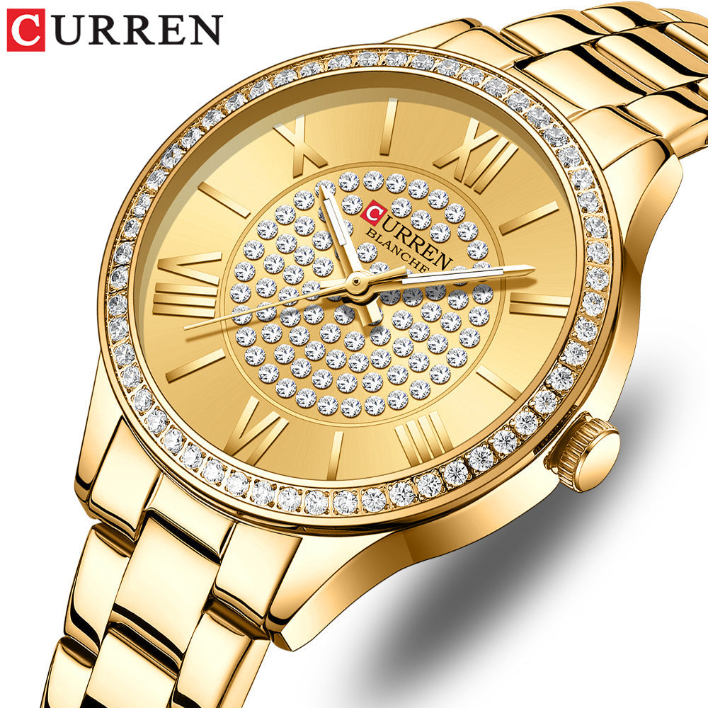 CURREN BLANCHE Ladies' Quartz Watch, Fashion Stainless Steel Band, 6 Colors eprolo