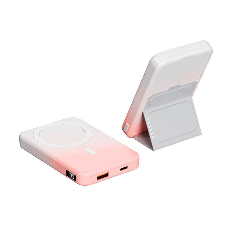 A27-1 10000mAh Magnetic Wireless Power Bank 22.5W Fast-Charger & Stand - Lumic Deals
