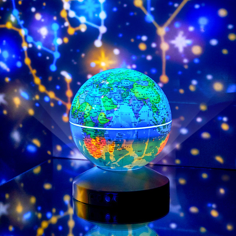 AR Globe Star Projection Lamp with Bluetooth, Music, Rotation & Rechargeable Options eprolo