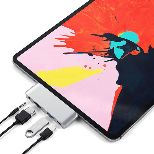Type-C 4-in-1 Mobile Pro Hub: 4K HDMI, USB-C PD, USB-A, Audio Jack Adapter eprolo