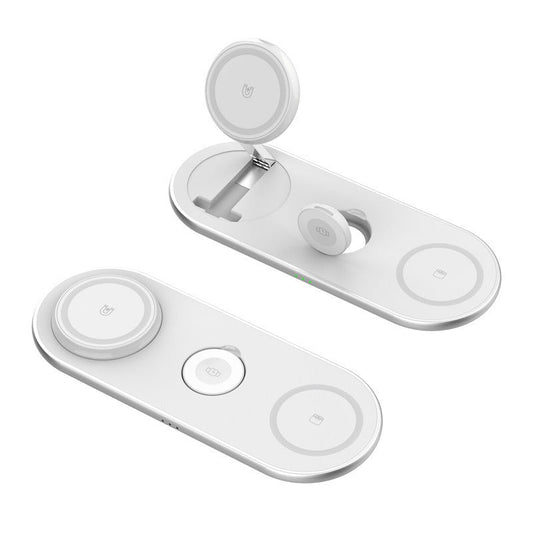 3-in-1 Foldable Magnetic Wireless Charger, Qi2 Fast Charging for iPhone, AirPods, Smartwatch eprolo