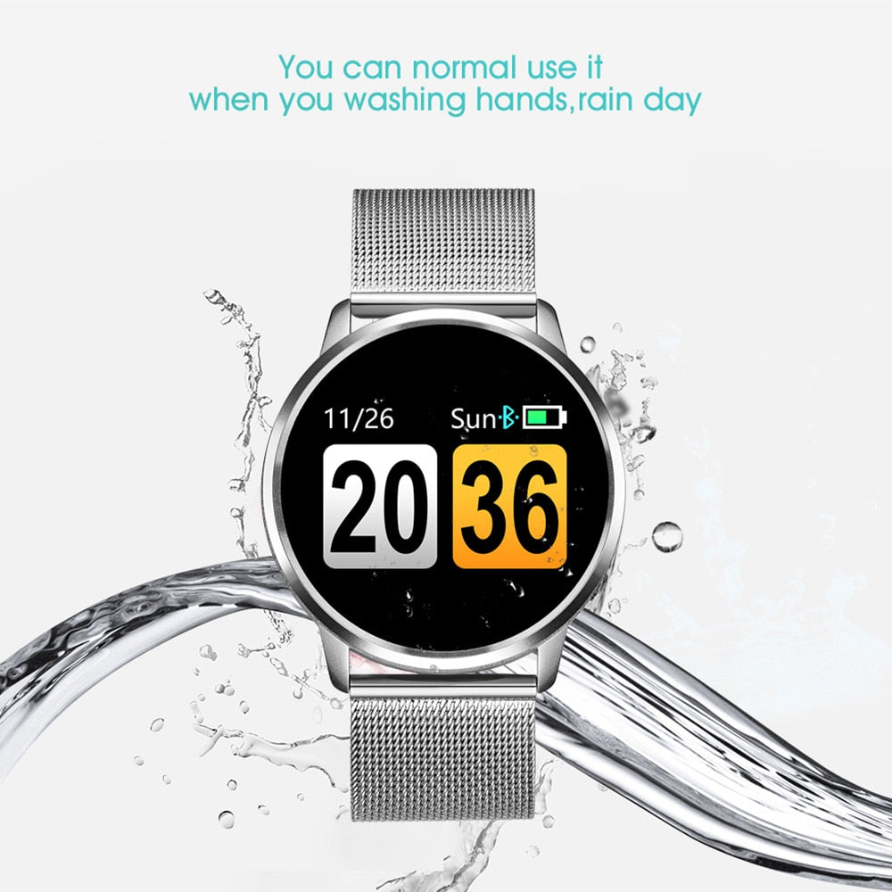 RUNDOING Q8 Smart Watch Fashion Fitness Tracker Heart Rate Monitor for Women eprolo