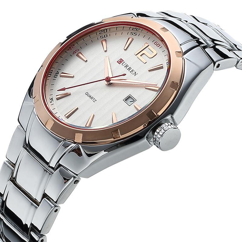 Stylish CURREN Men’s Quartz Dress Watch – Alloy Case, 41 mm, 3 Bar eprolo