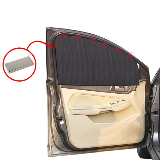 Magnetic Car Sun Shade UV Protection - Front Arc & Back Square Window Mesh Sun Visor eprolo