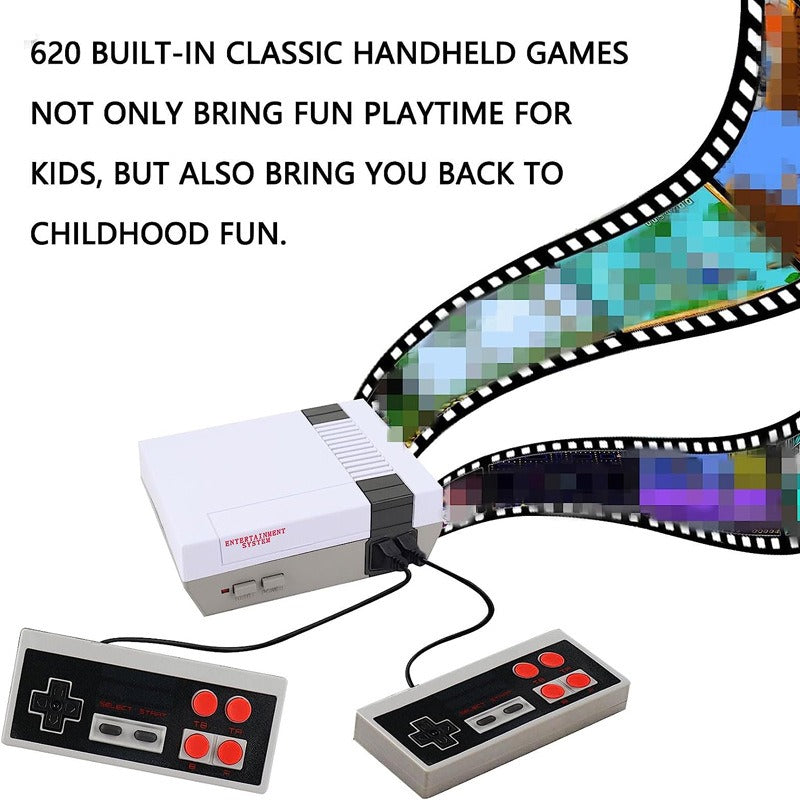 CoolBaby AV Output Retro 8-bit Game Console with 620 Built-in Classic Games for TV - Lumic Deals
