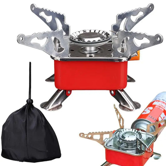 Portable Camping Stove Windproof Backpacking Gas Burner for Outdoor Cooking Picnic eprolo
