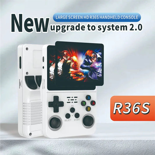 R36S Open Source Handheld Game Console Retro Arcade 3D Dual System 128GB/64GB eprolo