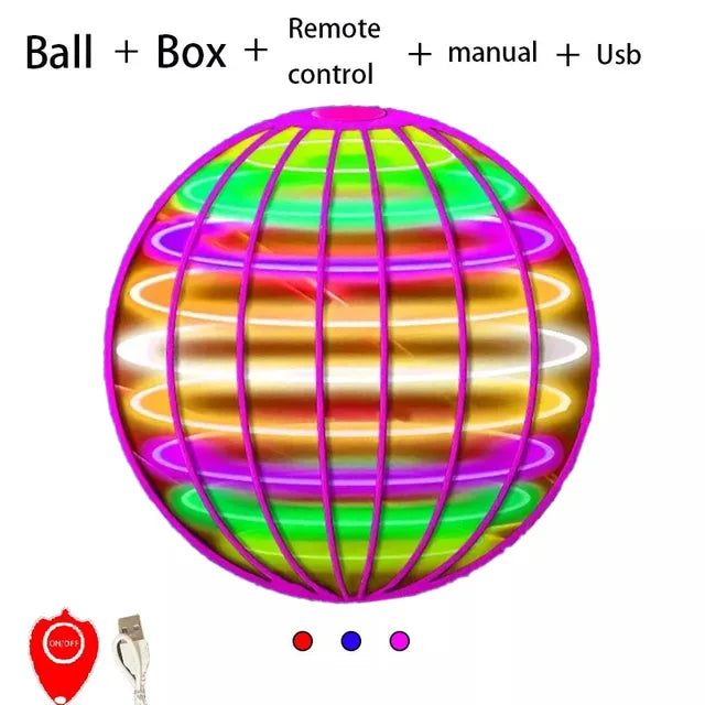 Flying Spinner Ball Toy LED Hover Boomerang Fly Orb Magic Gift for Kids eprolo