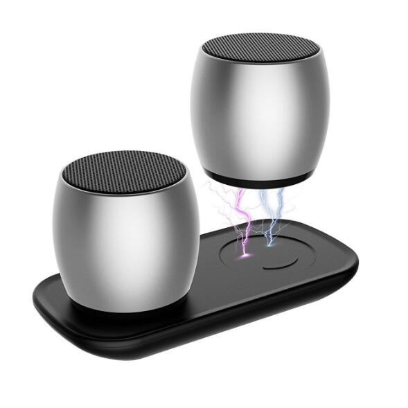 Mini Dual Magnetic Bluetooth Speakers with Charging Base, TWS Stereo Pairing eprolo