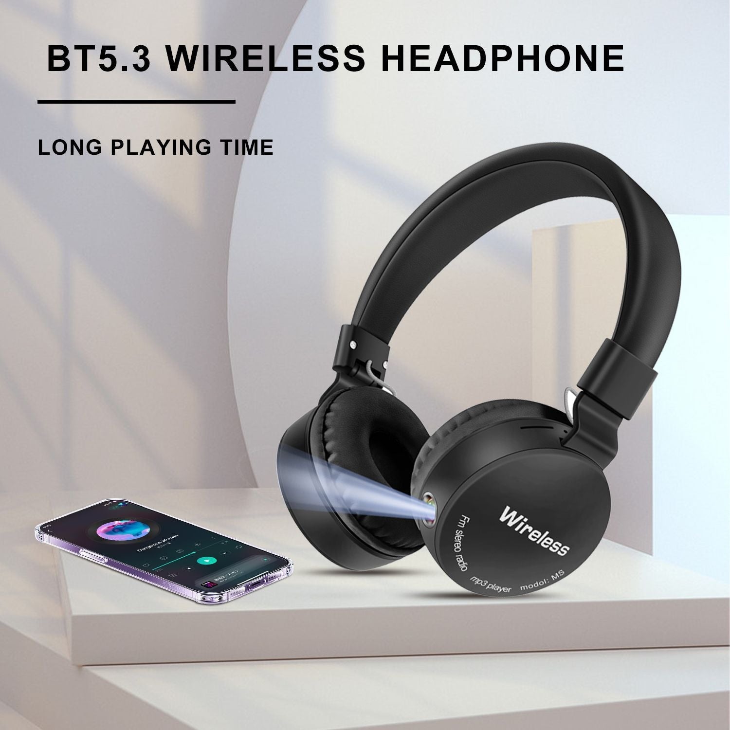 AKZ‑B67 Bluetooth Headset with Flashlight & FM Radio – 10h Playtime eprolo