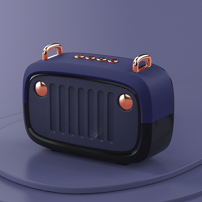 BS-32D Retro Bluetooth 5.0 Speaker | Portable Wireless HiFi Sound TF Card, USB, FM eprolo