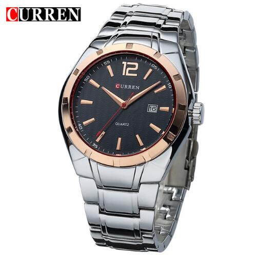 Stylish CURREN Men’s Quartz Dress Watch – Alloy Case, 41 mm, 3 Bar eprolo