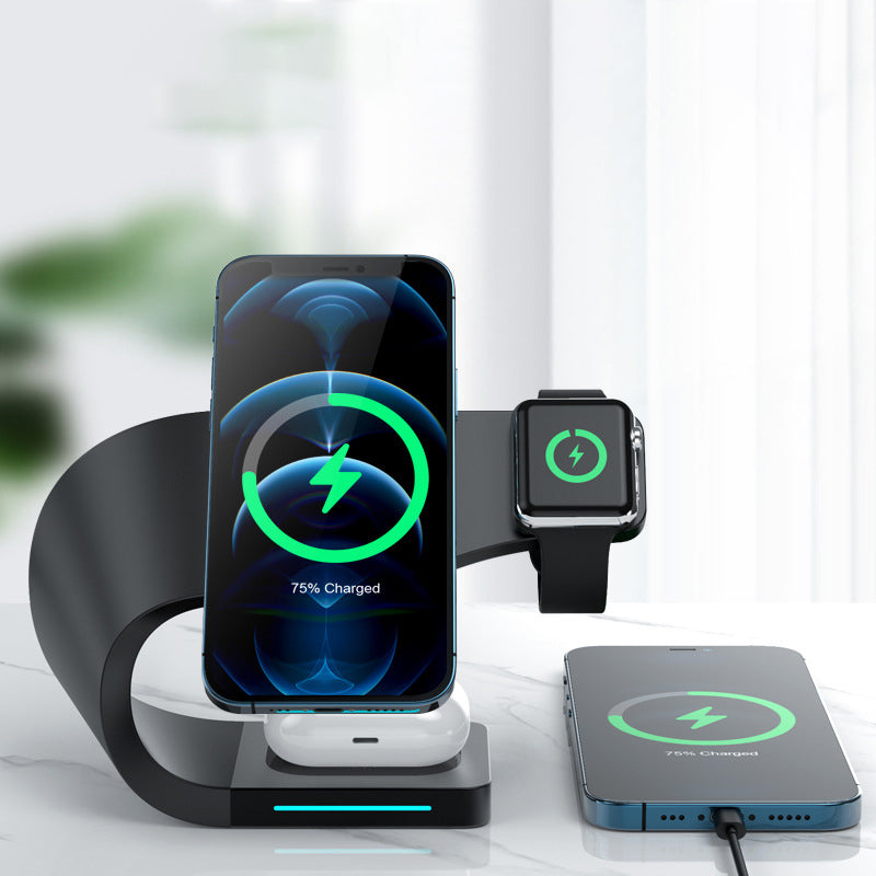LFX‑178 4‑in‑1 15W Magnetic Wireless Charging Station for iPhone 12+ eprolo