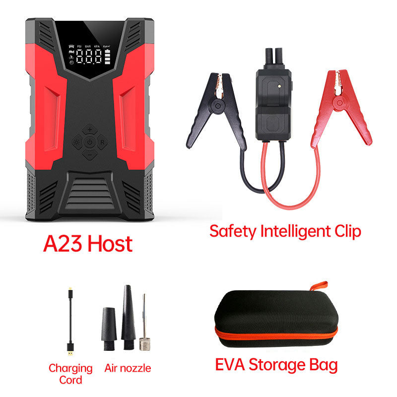 A22 Car Jump Starter with Air Compressor, Power Bank, 12V Battery Booster eprolo