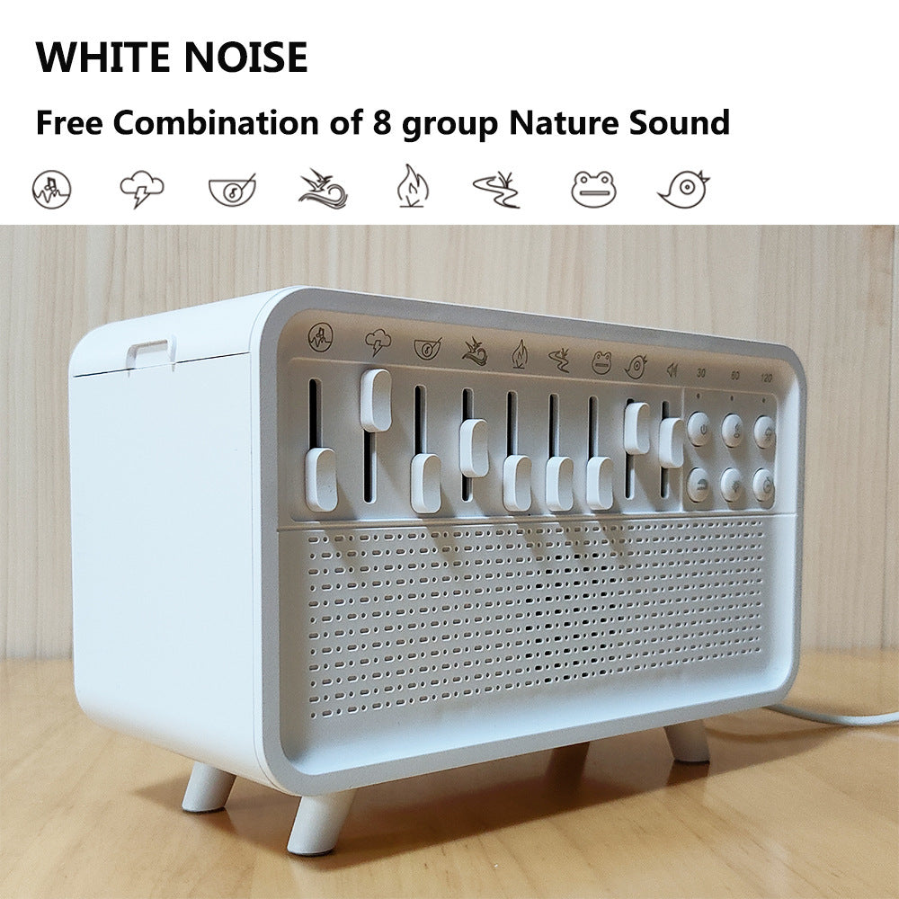 MY-20 White Noise Machine with Diffuser, Bluetooth Speaker, Aromatherapy Humidifier & Night Light eprolo