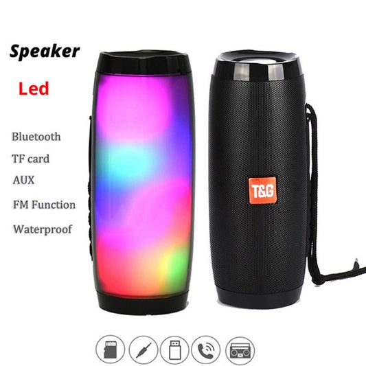 TG157 Vibrant LED Bluetooth Speaker, Colorful Lights, FM, TF, U-Disk & AUX eprolo