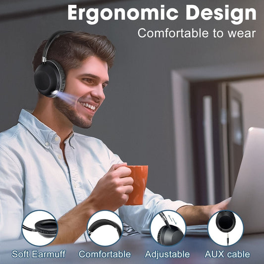 AKZ‑K59 Over‑Ear Wireless Bluetooth Headset w/ Flashlight & FM TF AUX eprolo