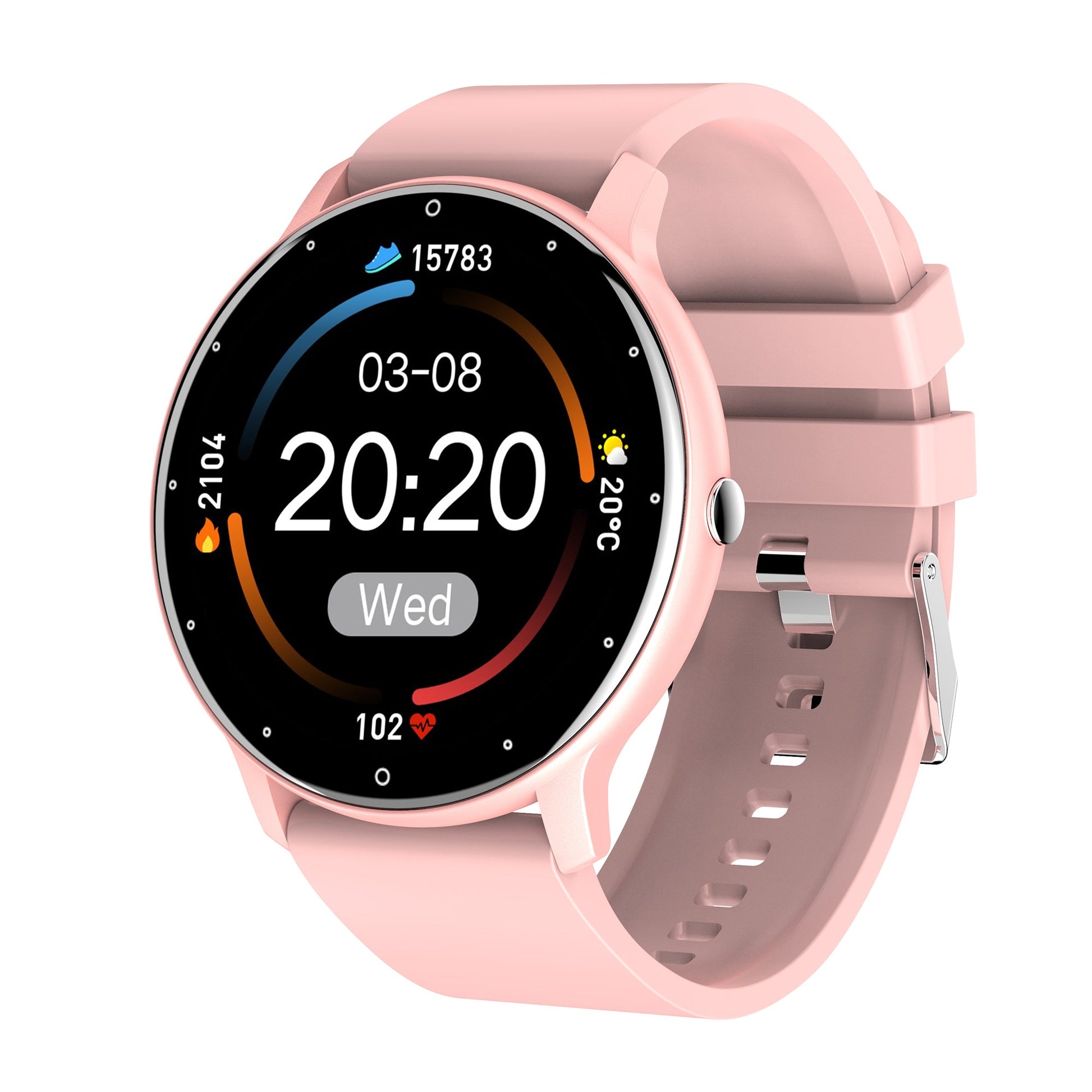ZL02D Smart Watch with Heart Rate Monitor, Blood Pressure, Sleep Tracking, 1.3" Touch Screen eprolo