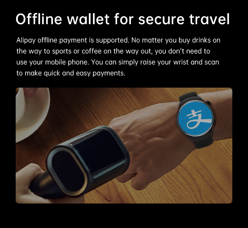 GS Watch 4 Smart Bracelet, Full‑Circle AMOLED, NFC, Health & Bluetooth Calls eprolo