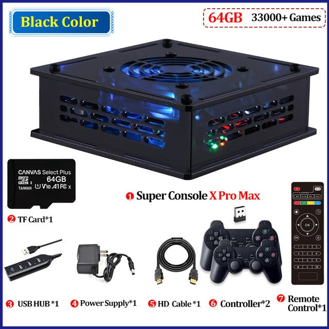 Super Console X Pro Max Retro Mini Console, PSP/PS1/N64 Dual‑System eprolo